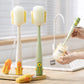 🧽✨ 5-in-1-Glasreinigungsbürste – Einfache Reinigung für deine Gläser und Flaschen! 🥤💦