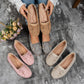 Orthopädische Lederschuhe, leicht, rutschfest, atmungsaktiv für Damen