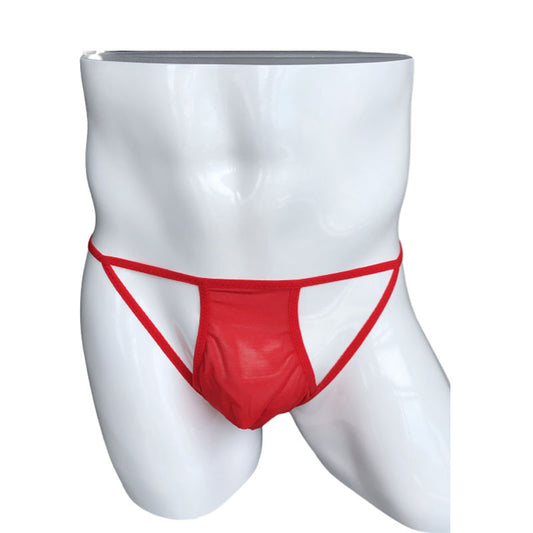 Sexy atmungsaktiver ultradünner Spitzenslip für Herren