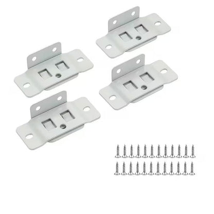 🔩 2-in-1 Metal Shelf Bracket Connector – Stronger Cabinets & Shelves Made Easy 🛠️