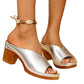 2025 Orthopädische High Heel Sandalen mit Blockabsatz