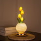 🌷 2026 Neue Tulpen-Nachtlampe – 3 Lichtfarben & USB ✨