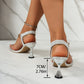👡 2026 Damen High-Heels – Blumen & Strass
