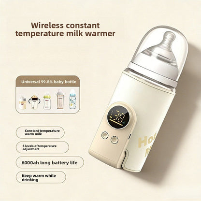 🍼 Intelligenter, kabelloser und wiederaufladbarer Fläschchenwärmer – Warme Milch, jederzeit und überall ❤️