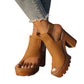💖👣 Damen Sandaletten mit Plateau und Riemchen – Perfekt für Sommer & Party