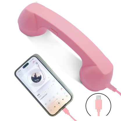 ☎️📱 Retro-Telefonhörer für Typ-C-Smartphones