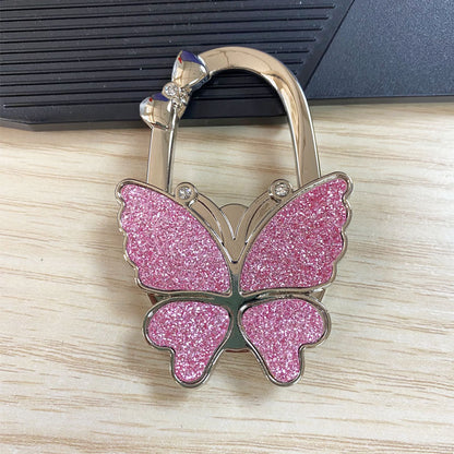Schmetterlings Taschenhaken klappbarer Handtaschenhalter für Tischkante 🦋