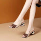 Stilvolle, bequeme Sandalen mit klobigem Absatz für Damen (2 kaufen, kostenloser Versand)