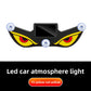 😈 LED Dämonen Augen Auto Deko Solar Licht 2026 🚗