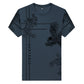 🦅  Herren-T-Shirt aus Maulbeerseide mit Adler-Print – Luxuriös & Ausdrucksstark