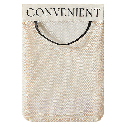 🗑️✨ Wand-Organizer für die Küche – Hängende Netztasche für Müllbeutel