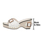 2025 neue Damensandalen mit dickem Absatz