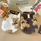 Winter-Fleece-Hundeweste – Dicke, warme Haustierkleidung mit Leinenring für Teddy, Bichon & Co.