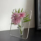 Acryl Bilderrahmen Vase 2026 Transparent Tischdeko Blumen Hydroponik Wohnzimmer