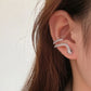 🐍 Funkelnde Schlangen-Ohrklemmen – Einzigartiger Statement-Schmuck mit Zirkonia-Akzenten