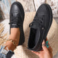 Weiße flache Schnürschuhe für Damen – atmungsaktive, weiche Innensohle