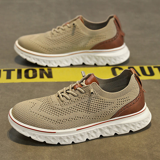 2025 Neue freihändige Oxford-Schuhe für Herren – Super bequeme Schuhe aus Strickstoff