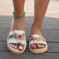 ✨2026 Boho Damen-Pantoletten – Leichte Fischmaul-Sandalen für Strand & Alltag 👡🌴
