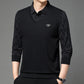 Herren Langarmshirt mit Polokragen im Layer-Look – Eleganter Zweiteiler-Effekt