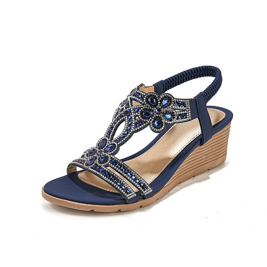 🌸 Orthopädische Sommer-Sandalen – Strass, Bequem & Trendy – 49% Rabatt 🔥