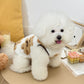 Winter-Fleece-Hundeweste – Dicke, warme Haustierkleidung mit Leinenring für Teddy, Bichon & Co.