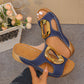 ✨ 2026 Damen Zehentrenner – Orthopädisch & Gold Buckle Style 👡
