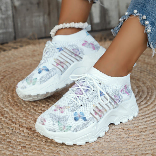 🔥2025 heißer Verkauf Damen-Sneaker mit Schmetterlingsmuster