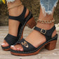👠✨ Damen Plateau-Sandalen mit Chunky-Absatz – Stylisch & Bequem