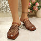 👡 2026 Damen Orthopädische Sandalen – Geflochtene Mesh-Slides mit Keilabsatz für Sommer & Strand 🌞🏖️