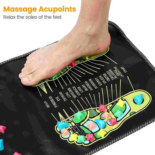 🦶 Kieselstein-Fußmassagematte für tägliche Entspannung