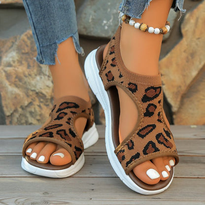 Orthopädische Laufsandalen für Damen mit offener Zehenpartie für den Sommer　