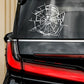 🚗 Aufkleber mit Riss-Optik für Autoscheiben – Verleihen Sie Ihrem Fahrzeug einen lustigen, realistischen Look.