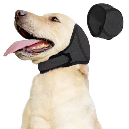 🐶 Beruhigender Ohrenschutz für Hunde – Geräuschdämpfendes & wetterfestes Stirnband