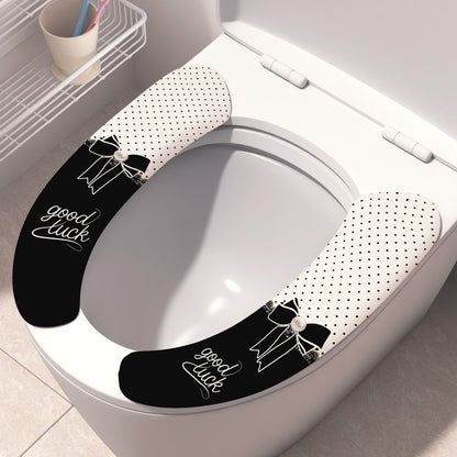 Elektrostatische WC-Sitzauflage – Kein Kleber, warm im Winter, für alle Jahreszeiten
