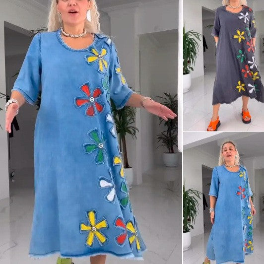 Damenkleid mit Blumenmuster