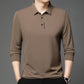 2025 Elegantes Herren-Langarm-Poloshirt