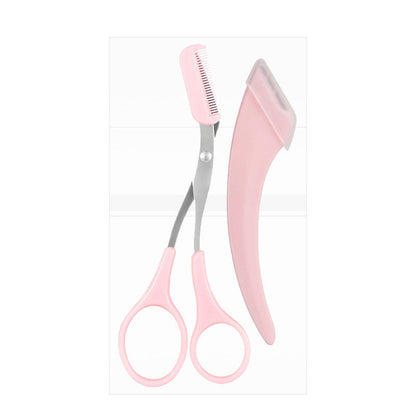 💗✂️ 2-in-1-Augenbrauenschere mit Kamm – Schöne, definierte Augenbrauen in Minuten! 🌸✨