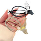 Elegante Fischschwanz Haarspange mit Quasten