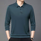 2025 Elegantes Herren-Langarm-Poloshirt
