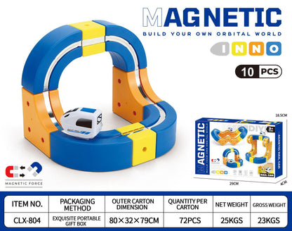 🚂🧲 Magnetische Zugbahn – Elektrischer Zug für Kinder
