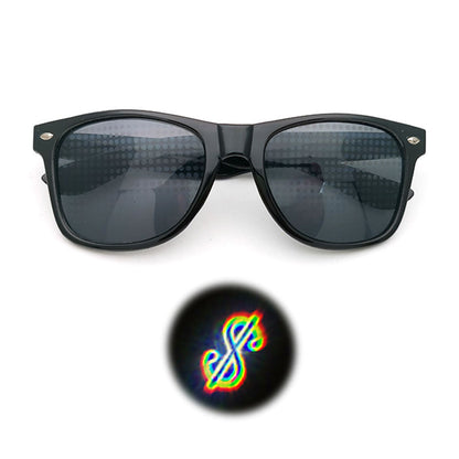 😎💵 Sonnenbrillen mit Beugungseffekt (Dollar-Motiv) 🕶️
