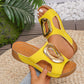 ✨ 2026 Damen Zehentrenner – Orthopädisch & Gold Buckle Style 👡