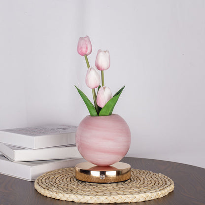 🌷 2026 Neue Tulpen-Nachtlampe – 3 Lichtfarben & USB ✨