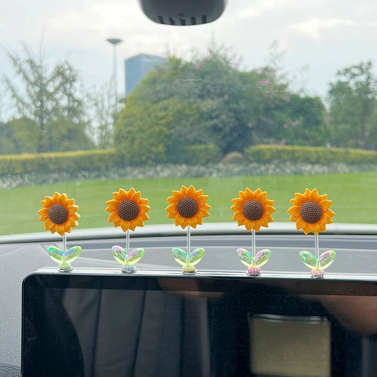 🌻Wackelnde Sonnenblume für Auto Armaturenbrett