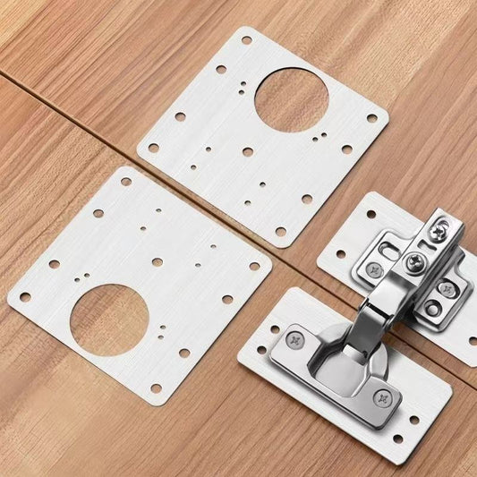 💪🔧 Reparaturplatte für Scharniere aus Edelstahl 🏠