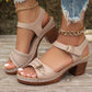 👠✨ Damen Plateau-Sandalen mit Chunky-Absatz – Stylisch & Bequem