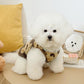 Winter-Fleece-Hundeweste – Dicke, warme Haustierkleidung mit Leinenring für Teddy, Bichon & Co.