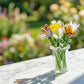 Handgefertigte Glasblumen Ewige Blumendekoration für Zuhause 2026