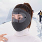 Winter-Windschutz-Gesichtsmaske – Warme Fleece-Maske mit Visier für Radfahren & Outdoor