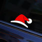 🎅🚗 Auto-Aufkleber: Weihnachtsmannmütze